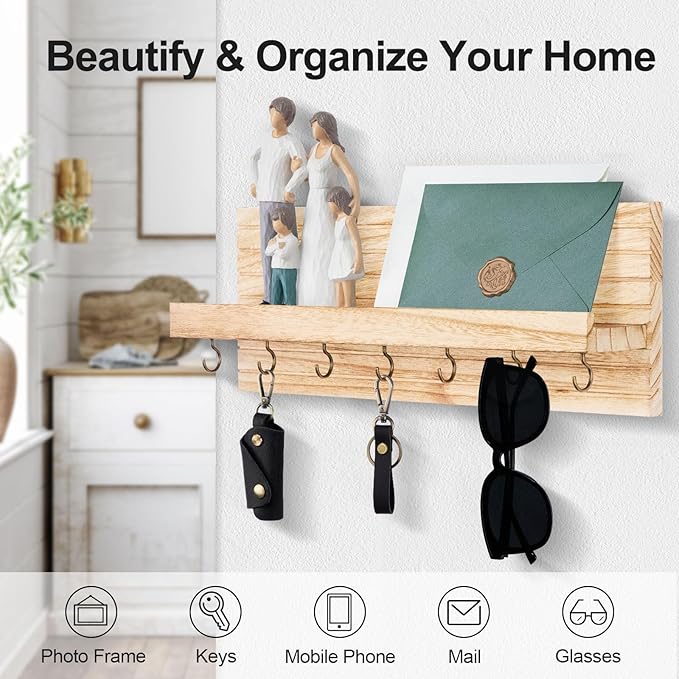 Lwenki Decorative Key Holder for Wall - Image 3