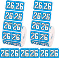 1000pcs 2026 Year Stickers, 3/4x1-1/2 Inch 26 Year Colored Self-Adhesive by Unknown