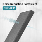 2 Pack 2" Thick Acoustic Panels, 47.24" X 11.81" Fiberglass Wall Panel - Image 6