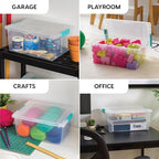 IRIS USA 12 Qt. Plastic Storage Bins Containers - Image 3