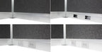 Versare Pre-Configured Hush Panel Electric Cubicle | Workstation Divider Walls - Image 8