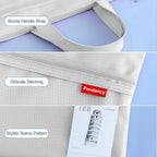 Pendancy Mesh Zipper Pouch 11x13.7 in, A4 Size Foldable Document Storage - Image 4