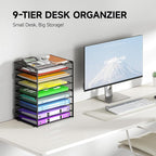 Cawukege 9 Tier Paper Organizer - Image 2
