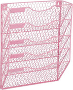 EASEPRES Mail Organizer Wall Mount Hanging File Holder Storage, Metal Chicken - Image 7