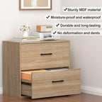 FATIGOS 2 Drawer Lateral File Cabinets, Wooden File Cabinets - Image 7
