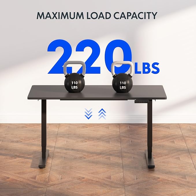 FlexiSpot E6 3-Stage Dual Motor Electric Standing Desk 48 x 30 Sit Stand Up Desk - Image 7