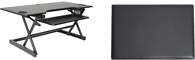 Rocelco 46" Large Height Adjustable Standing Desk Converter by Rocelco