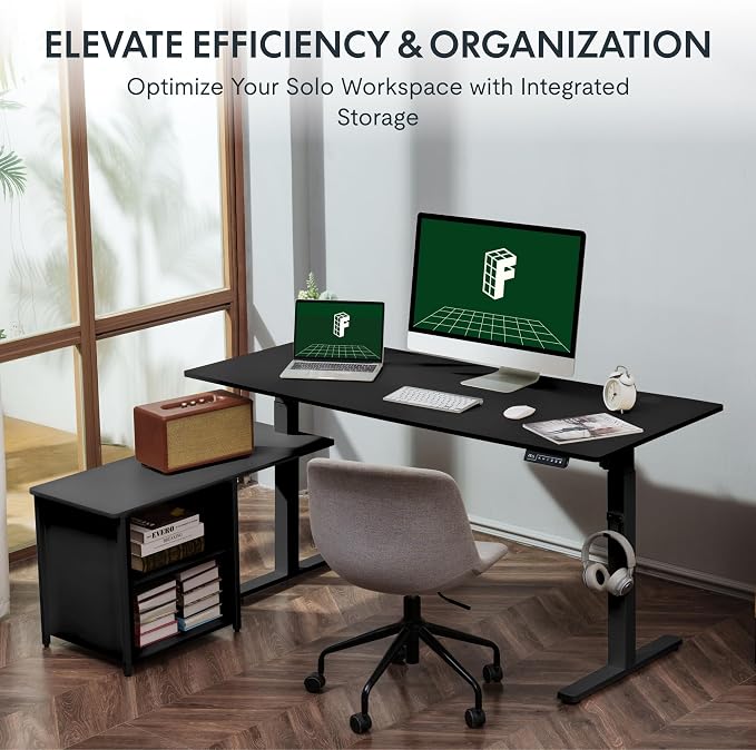FLEXISPOT 63'' L Shaped Reversible Standing Desk - Image 3