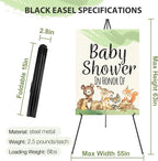 VAIIGO 63" Easel Stand for Wedding Sign Poster Display Easel Floor Adjustable - Image 6