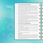 Clever Fox Password Book Spiral – Mini Internet Address & Password Organizer - Image 5