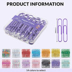 NEEWAY Colorful Large Paper Clips, 2 Inch Jumbo Paper Clips, 3 Pack of 50 - Image 2