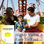 300 Visitor Badges Stickers Visitor Log Book - Image 6