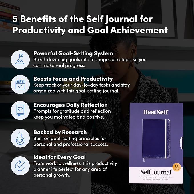 BestSelf 13-Week Self Journal & Goal Planner – Undated Daily ADHD-Friendly - Image 2