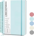 Light Green Lined Spiral Journal Notebook by ABERLLS