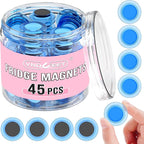 VNDUEEY 45 Pcs Round Whiteboard Magnets, Fridge Magnets, Dry Board Magnet by VNDUEEY