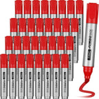 Fuutreo 32 Pcs Jumbo Permanent Markers Bulk Large Chisel Tip Permanent Markers by Fuutreo
