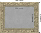 Amanti Art Silver Framed Magnetic Board 25x31 Medium Vision Board - Image 2