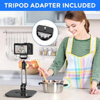 AboveTEK Tablet Stand Holder, Stylish Aluminum iPad Stands, Foldable 360° - Image 7