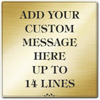 Custom Sign, Office Sign, Business/Office Name Plates by MySignCenter
