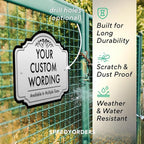 Design 2 Decorative Outdoor Metal Signs - Image 6