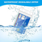 200Pcs ID Badge Holder Vertical Name Tag Holder Clear Plastic Name Badge ID - Image 7