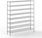 Regal Altair 18" Deep x 72" Wide x 86" Height Wire Shelving Kit | 8-Tier | NSF by Regal+Altair