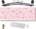 Cherry Blossom Mouse Pad Kawaii Pink XL Large Extended Gaming Desk Mat Cute by DCJJM