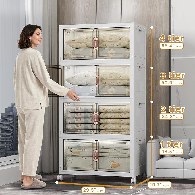 UAMFURI Extra Large Stackable Storage Bins - Image 6