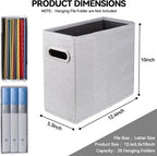 ComfortKeeper 4 Packs Letter Size File Organizer, File Folders Organizer - Image 2