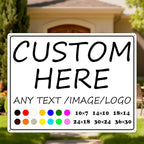 Custom Signs, Personalized Metal Signs-10×7inches-indoor/outdoor Weatherproof by HKSIGNS