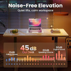 HUANUO Electric Standing Desk, 55 x 24 Inch Height Adjustable Computer Desk - Image 8