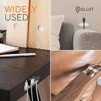 GLUIT Adhesive Desktop Cable Organizer Versatile Cord Holders Wire Clips and - Image 6