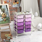 GOFLAME 10-Drawer Rolling Storage Cart, Art Craft Storage Organizer on Wheels - Image 4