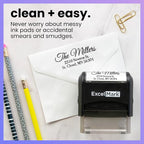 ExcelMark Personalized Return Address Stamp – Custom Self Inking Rubber Stamp - Image 6