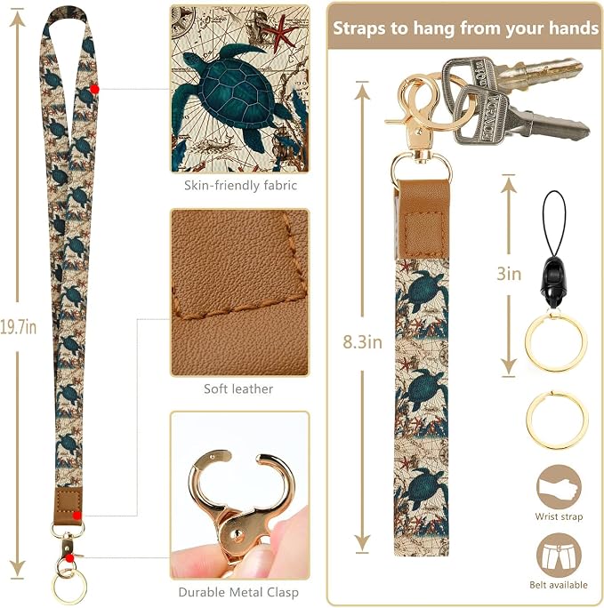bolimoss Turtle Lanyard Wallet - Image 3