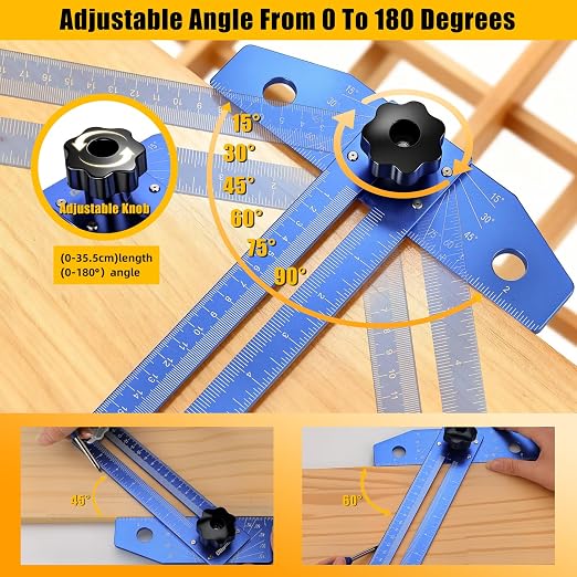 GRENPRO Woodworking Scriber Marking Line Ruler - Image 3