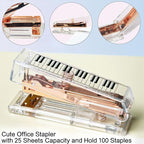 Gold Acrylic Stapler, Cute Office Stapler - Image 5