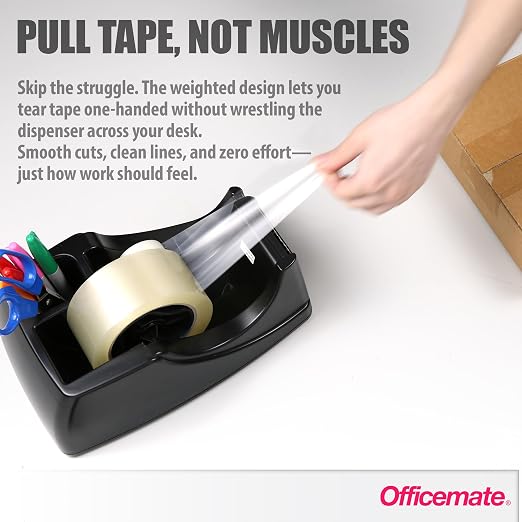 Officemate Recycled 2-in-1 Heavy Duty Tape Dispenser - Image 6