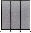 Upgrade Version Room Partition and Divider, Freestanding Rolling Dividers by StrongBird