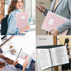 Uquelic 50-Pocket Clear Binder - Image 9