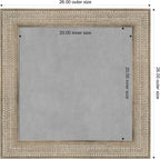 Amanti Art Silver Framed Magnetic Board 26x26 Medium Vision Board - Image 3