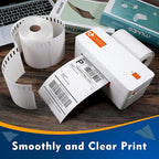 L LIKED 880 PCS 4"x 6" Direct Thermal Labels White Perforated Shipping Label - Image 4