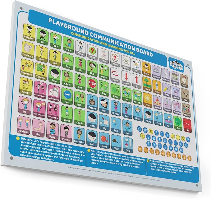 Outdoor Rated Plastic School Playground Communication Board - Image 2