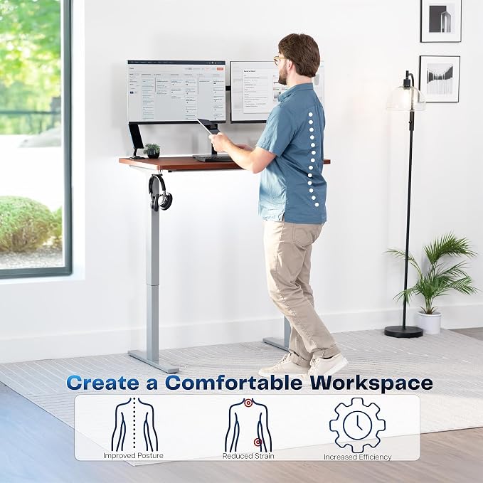 VIVO Electric 43 x 24 in Standing Desk, Memory Height Adjustment, 1B Series - Image 4