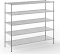 Regal Altair 24" Deep x 72" Wide x 64" Height Wire Shelving Kit | 5-Tier | NSF by Regal+Altair