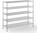 Regal Altair 24" Deep x 72" Wide x 64" Height Wire Shelving Kit | 5-Tier | NSF by Regal+Altair