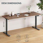 FLEXISPOT 79x32 Inch Large Dual Motor Electric Standing Desk, Creative Studio - Image 2