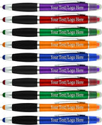 SyPen Personalized Pens with Gel Highlighter and Stylus -200 Pack Bulk-Free by Sypen