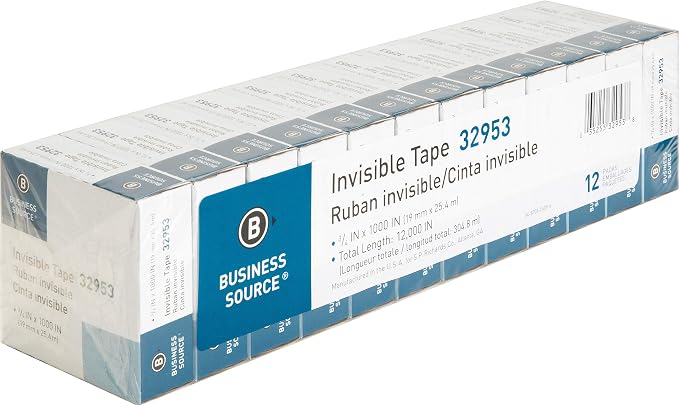 Business Source Premium Invisible Tape Value Pack - Image 4