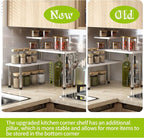BMOSU Kitchen Corner Shelf Countertop Organizer - Image 4